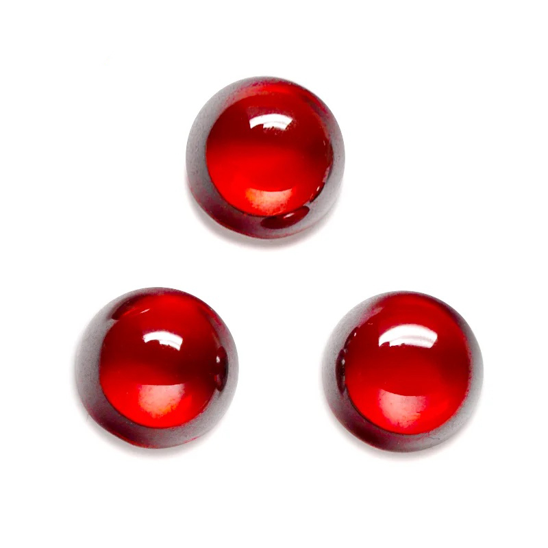 Cabochon Checkerboard Colored Cubic Zirconia Loose Stone