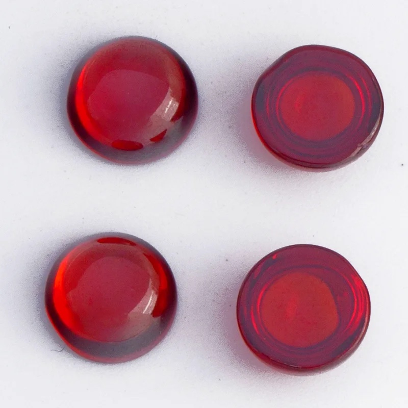 Cabochon Checkerboard Colored Cubic Zirconia Loose Stone