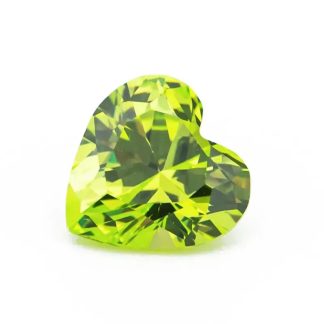 Heart Colored Cubic Zirconia Loose Stone
