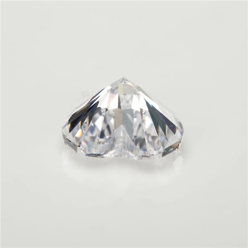 Heart White Cubic Zirconia Loose Stone