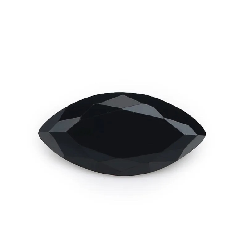 Marquise Colored Cubic Zirconia Black Loose Stone