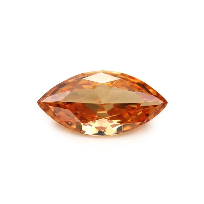 Marquise Colored Cubic Zirconia Champagne Loose Stone
