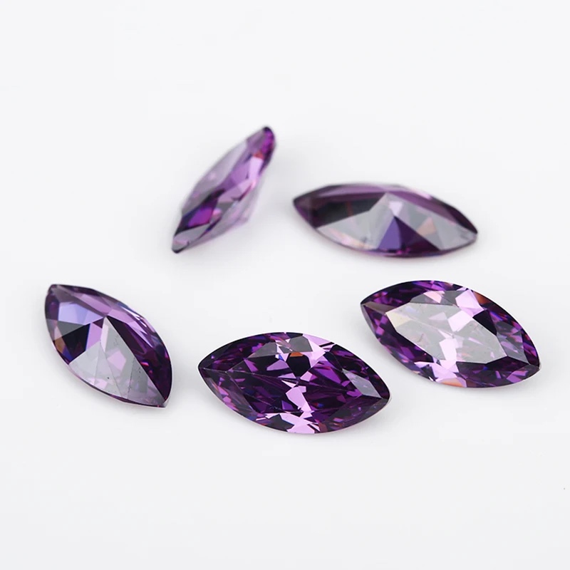 Marquise Colored Cubic Zirconia Loose Stone