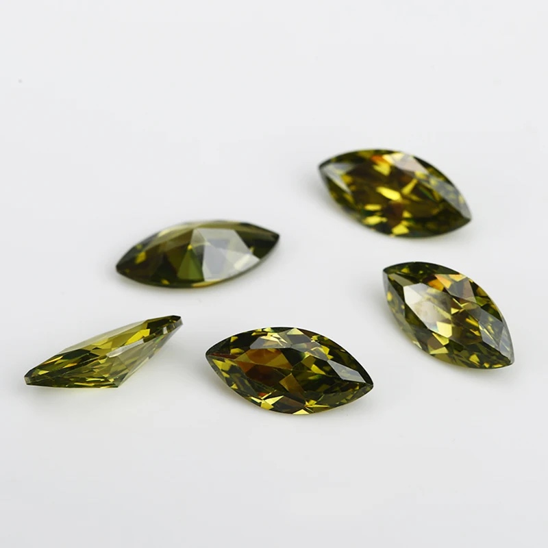 Marquise Colored Cubic Zirconia Loose Stone