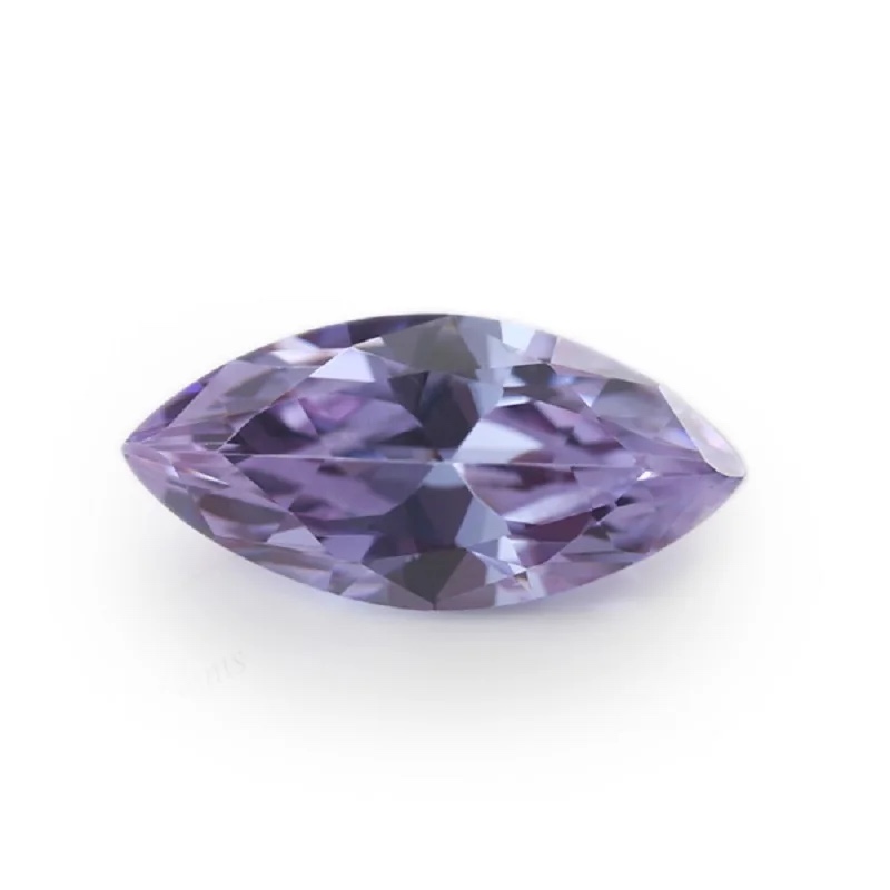 Marquise Colored Cubic Zirconia Lavender Loose Stone