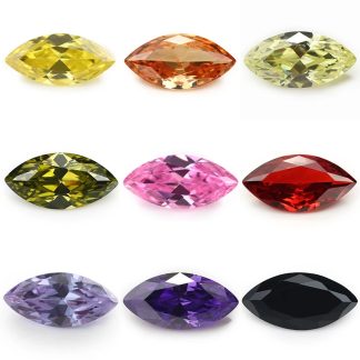 Marquise Colored Cubic Zirconia Loose Stone