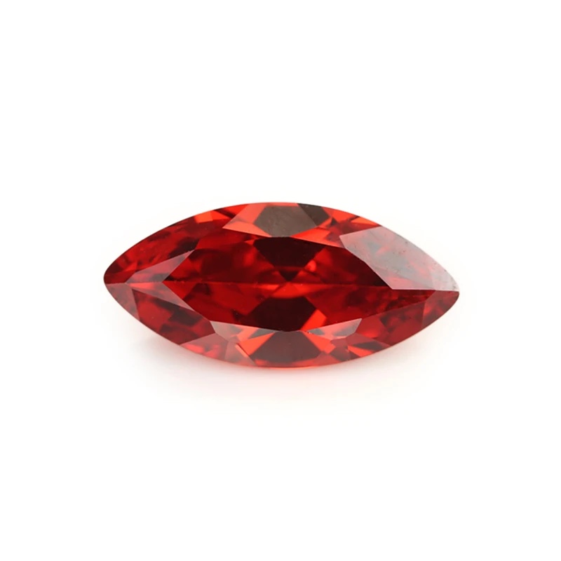 Marquise Colored Cubic Zirconia Orange Loose Stone