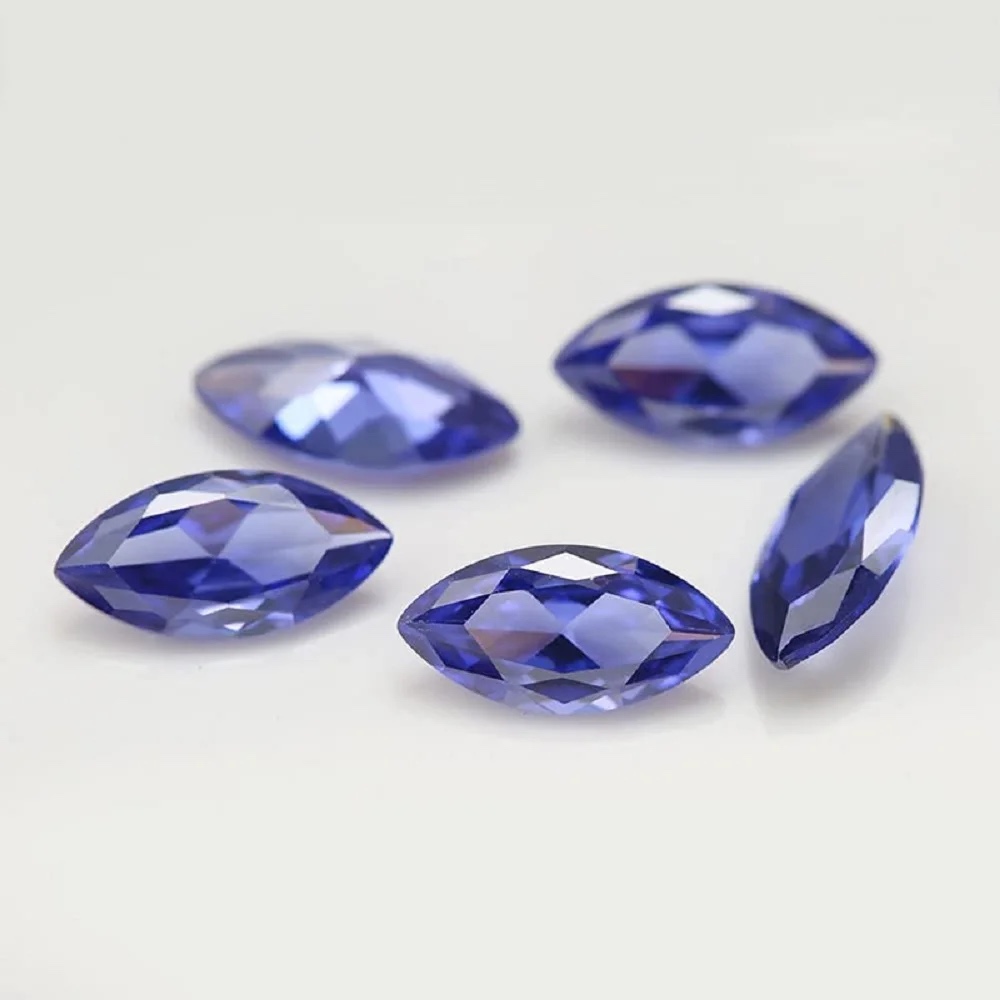Marquise Colored Cubic Zirconia Loose Stone