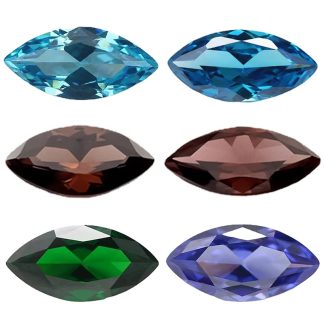 Marquise Colored Cubic Zirconia Loose Stone