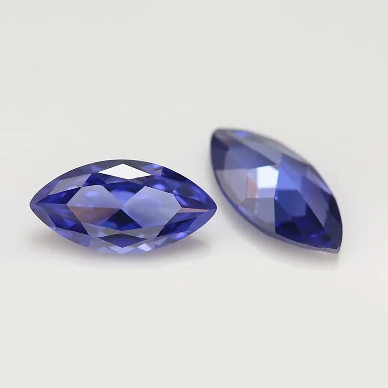 Marquise Colored Cubic Zirconia Tanzanite Color Loose Stone