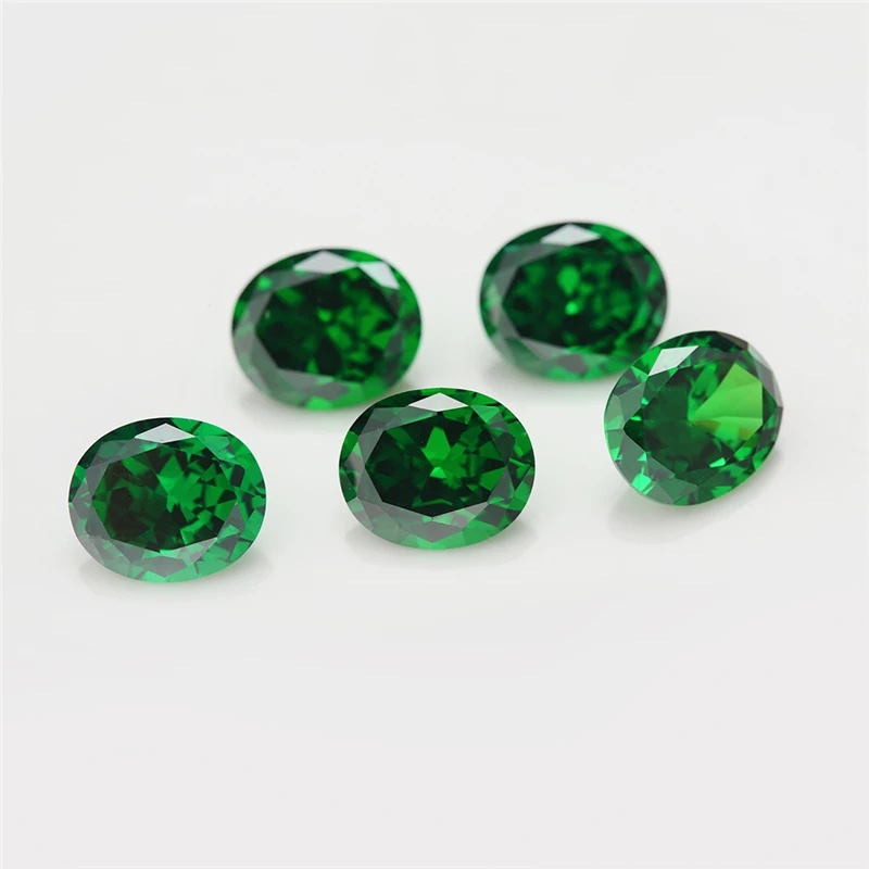 Oval Colored Cubic Zirconia Loose Stone