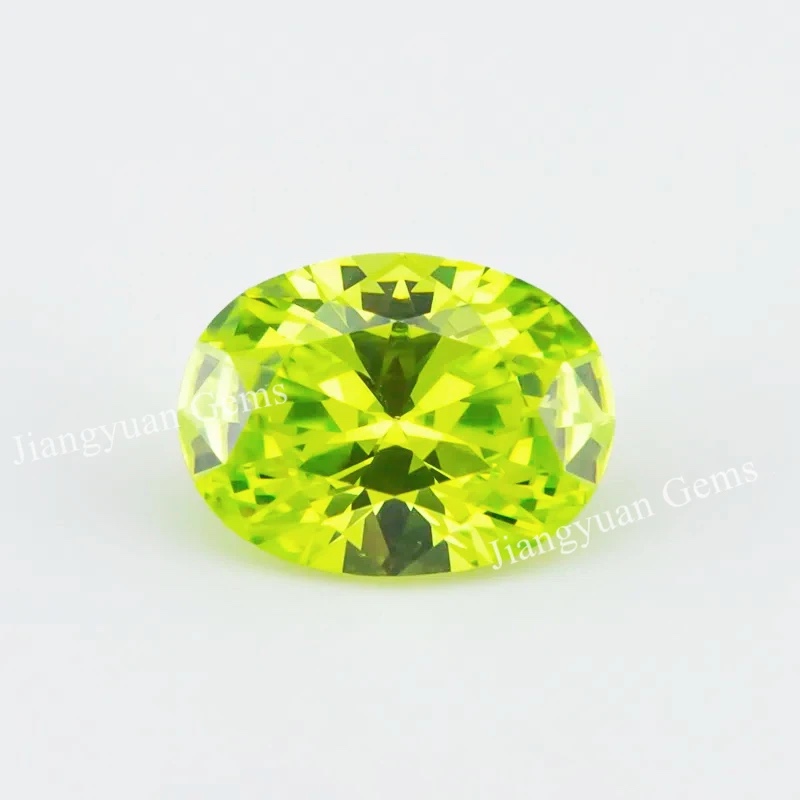 Oval Colored Cubic Zirconia Loose Stone