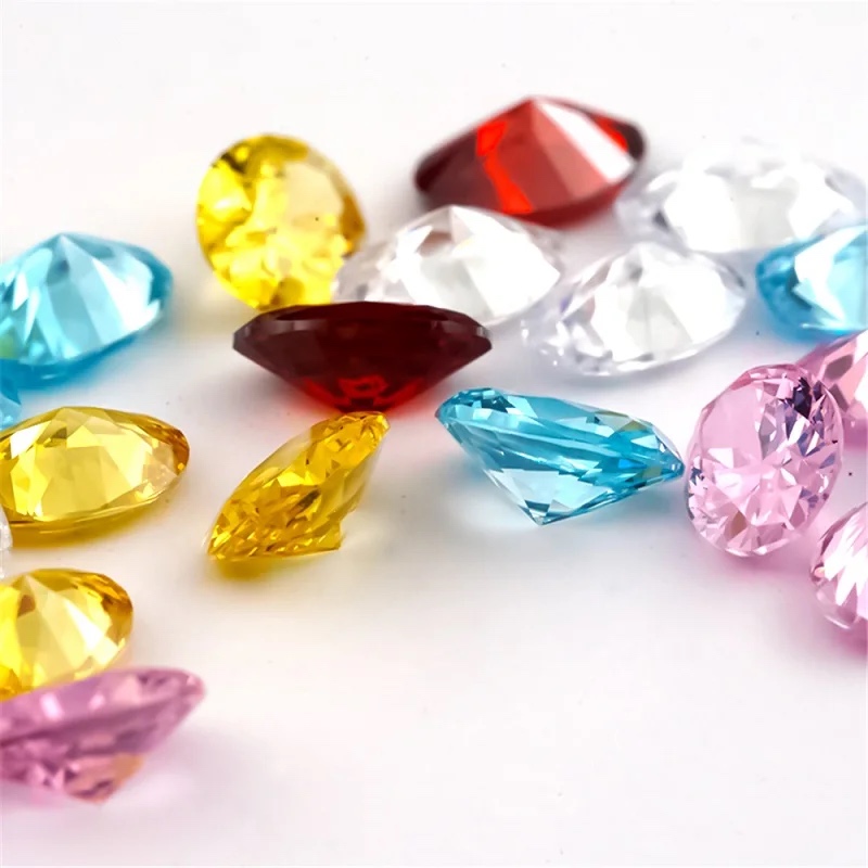 Oval Colored Cubic Zirconia Loose Stone