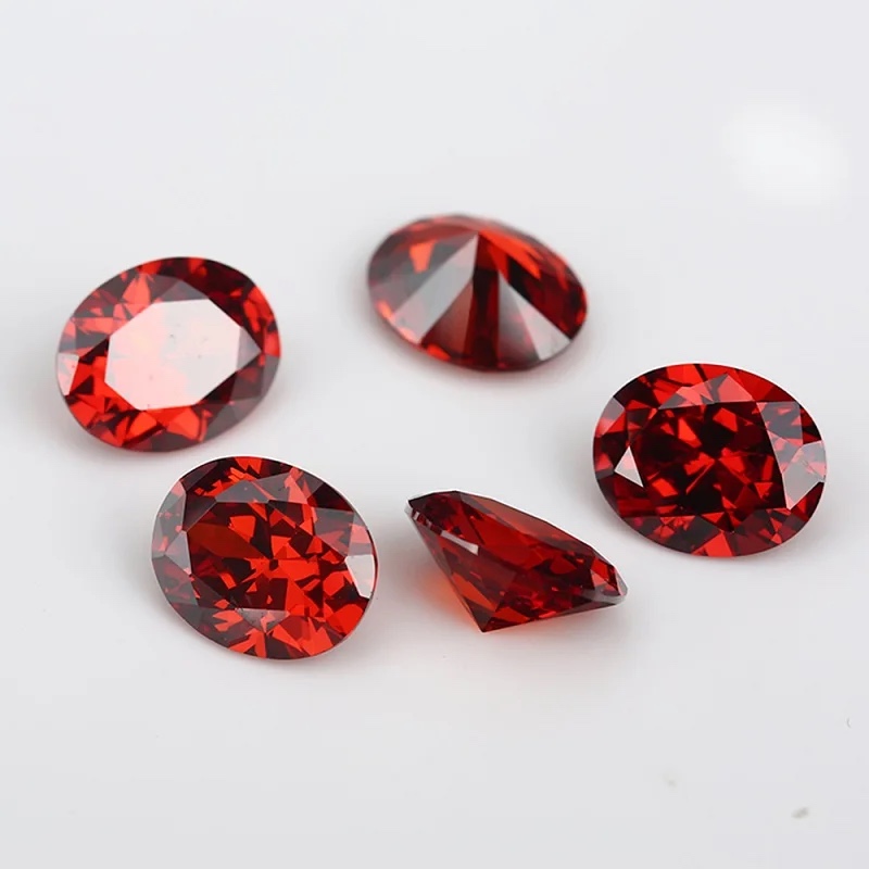 Oval Colored Cubic Zirconia Loose Stone