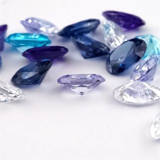Oval Colored Cubic Zirconia Loose Stone