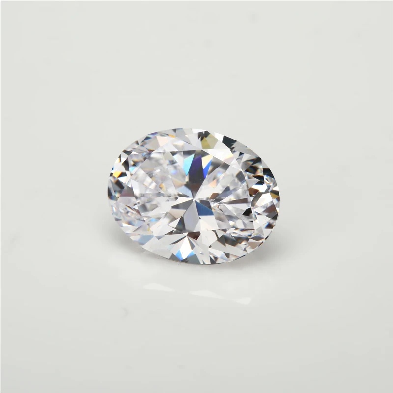 Oval White Cubic Zirconia Loose Stone