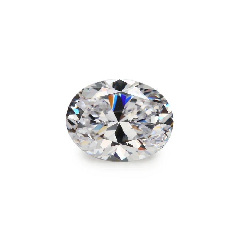 Oval White Cubic Zirconia Loose Stone