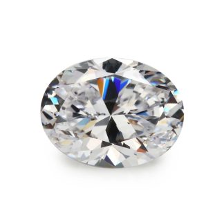 Oval White Cubic Zirconia Loose Stone