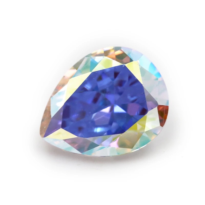 Pear Colored Cubic Zirconia Loose Stone