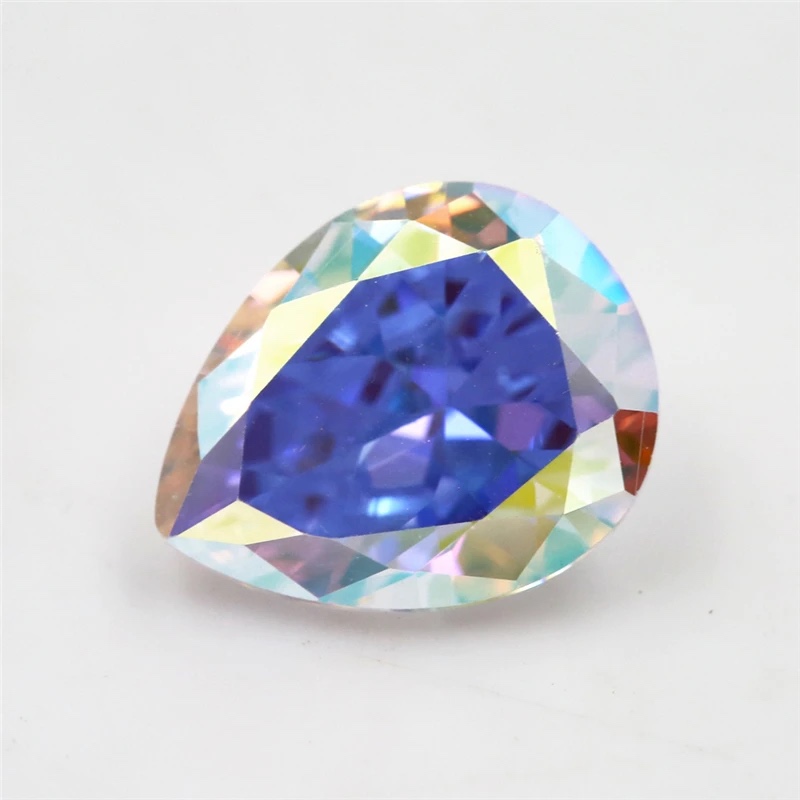 Pear Colored Cubic Zirconia Loose Stone