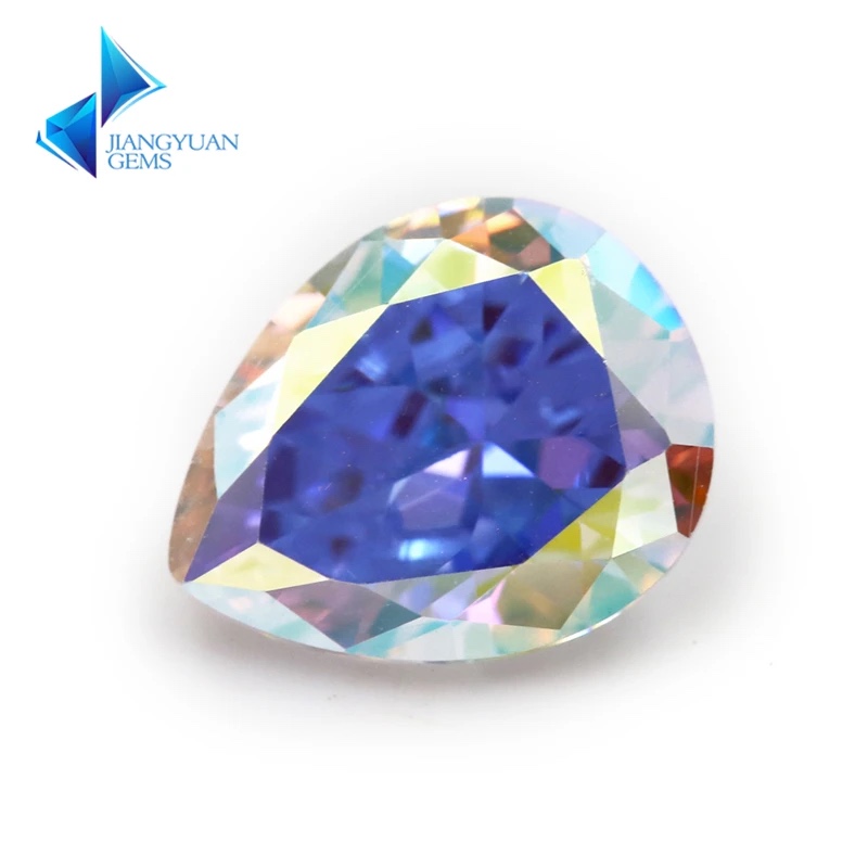 Pear Colored Cubic Zirconia Loose Stone