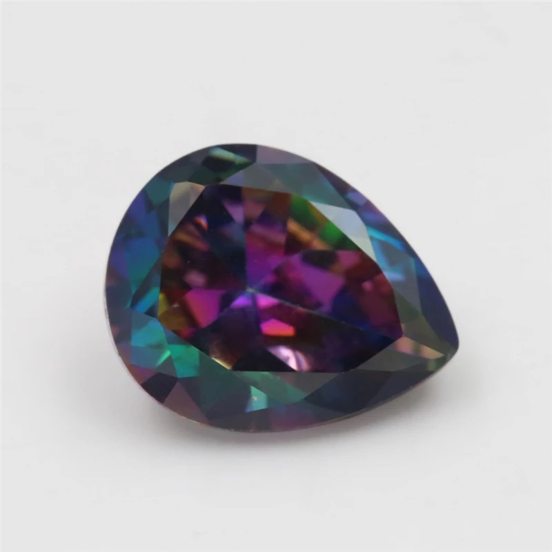 Pear Colored Cubic Zirconia Loose Stone