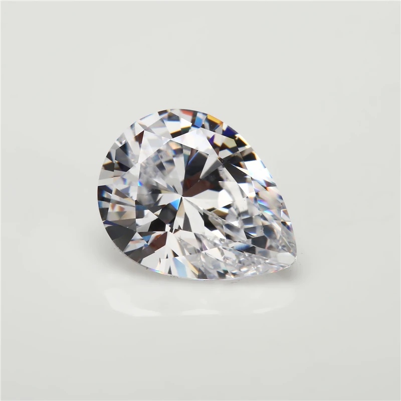 Pear White Cubic Zirconia Loose Stone