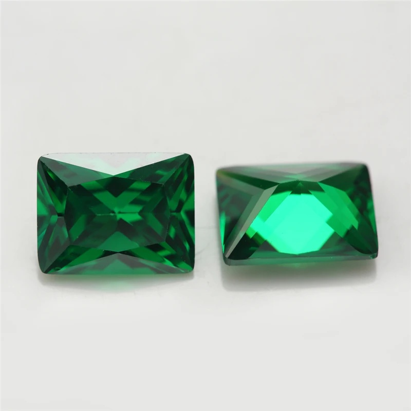 Rectangle Octagon Baguette Colored Cubic Zirconia Loose Stone
