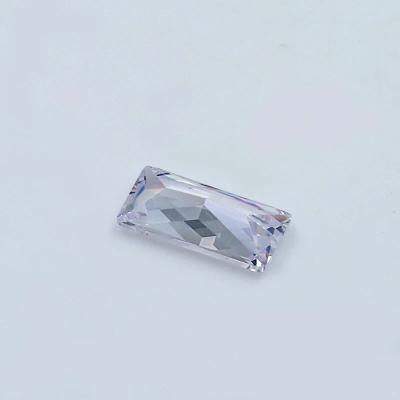 Rectangle Octagon Baguette White Cubic Zirconia Loose Stone
