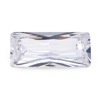 Rectangle Octagon Baguette White Cubic Zirconia Loose Stone
