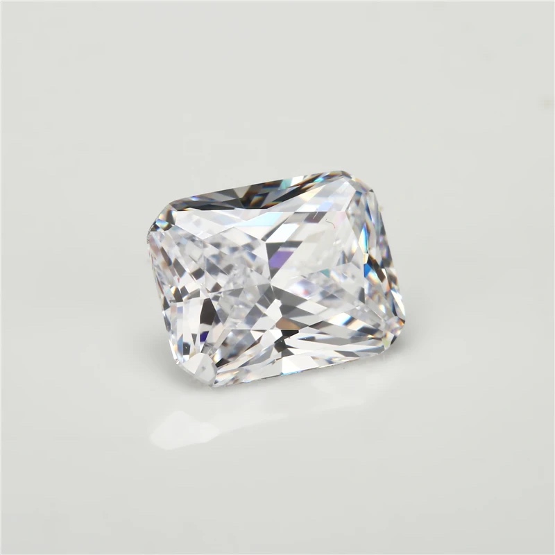 Rectangle Octagon Baguette White Cubic Zirconia Loose Stone