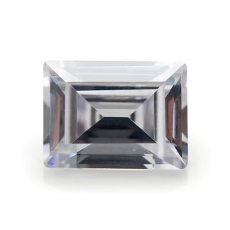 Rectangle Octagon Baguette White Cubic Zirconia Loose Stone