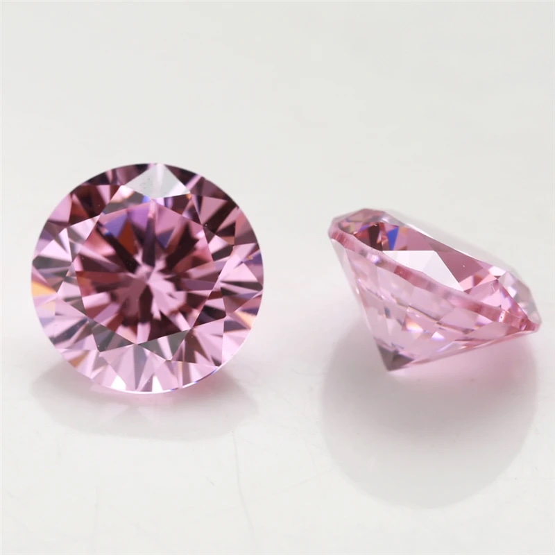 Round Colored Cubic Zirconia Loose Stone
