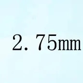 Round Colored Cubic Zirconia Black 2 75mm 1000pcs Loose Stone