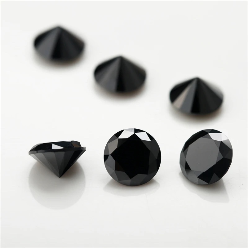Round Colored Cubic Zirconia Loose Stone