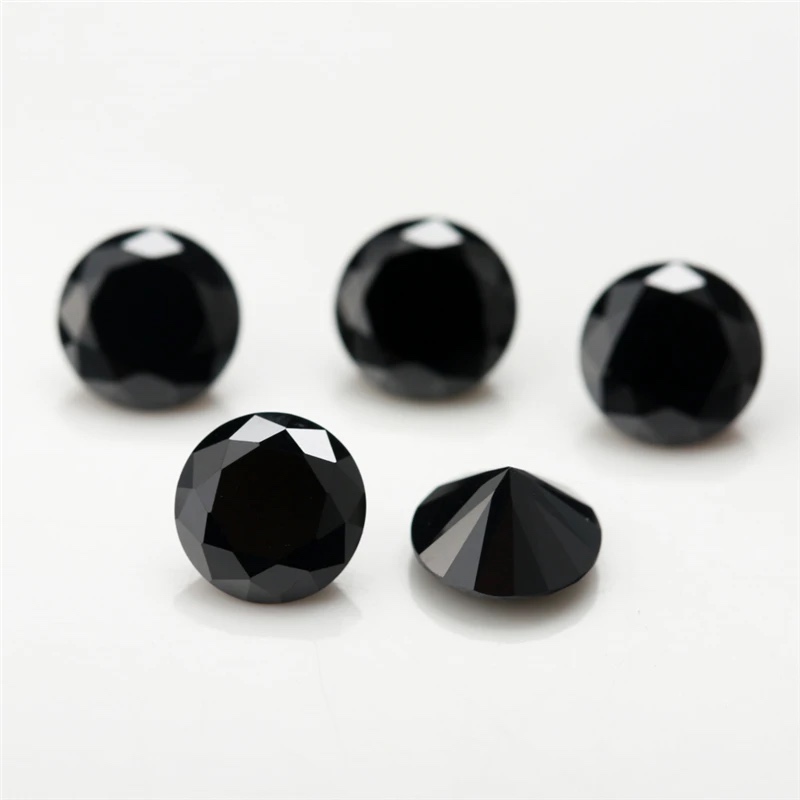 Round Colored Cubic Zirconia Loose Stone