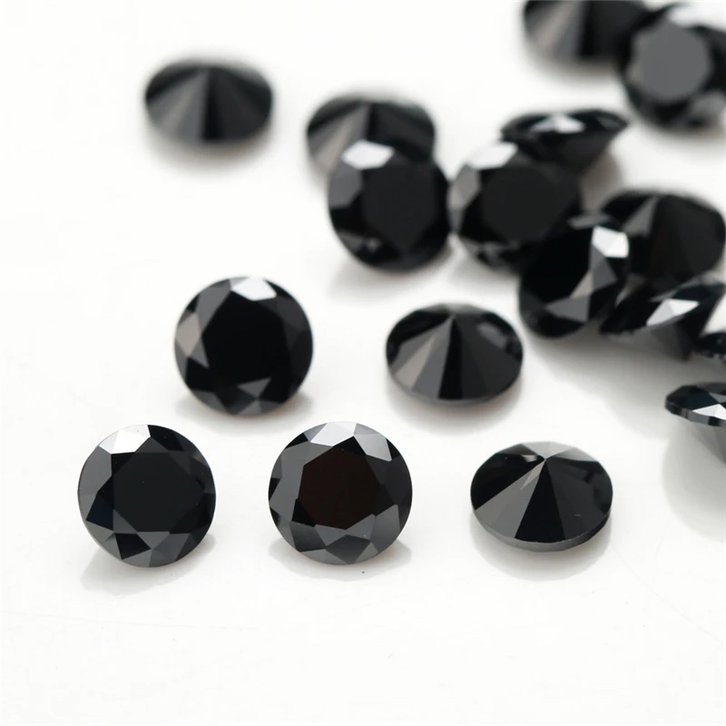 Round Colored Cubic Zirconia Loose Stone