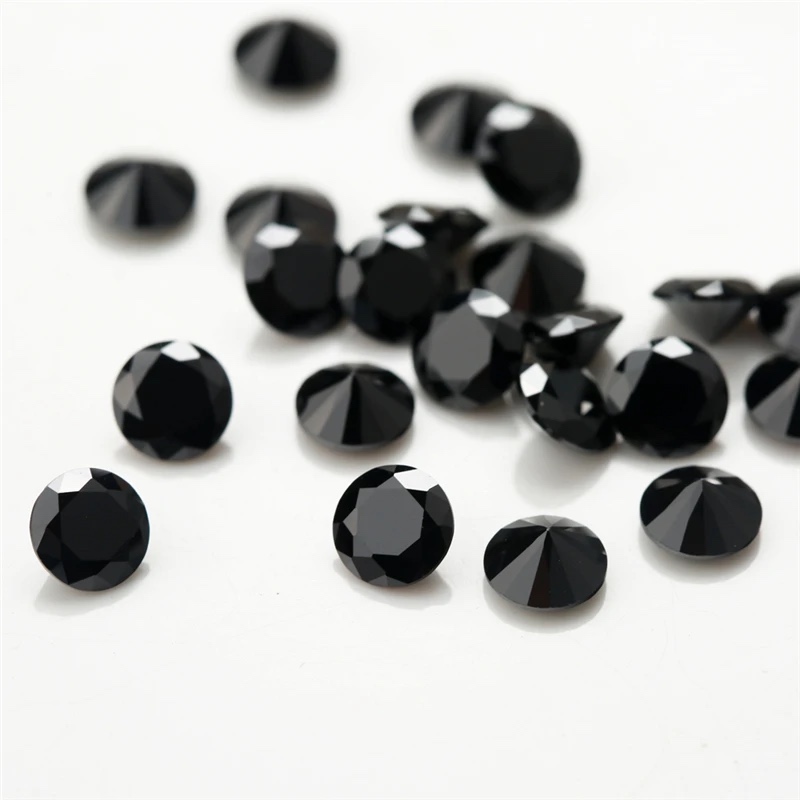 Round Colored Cubic Zirconia Loose Stone