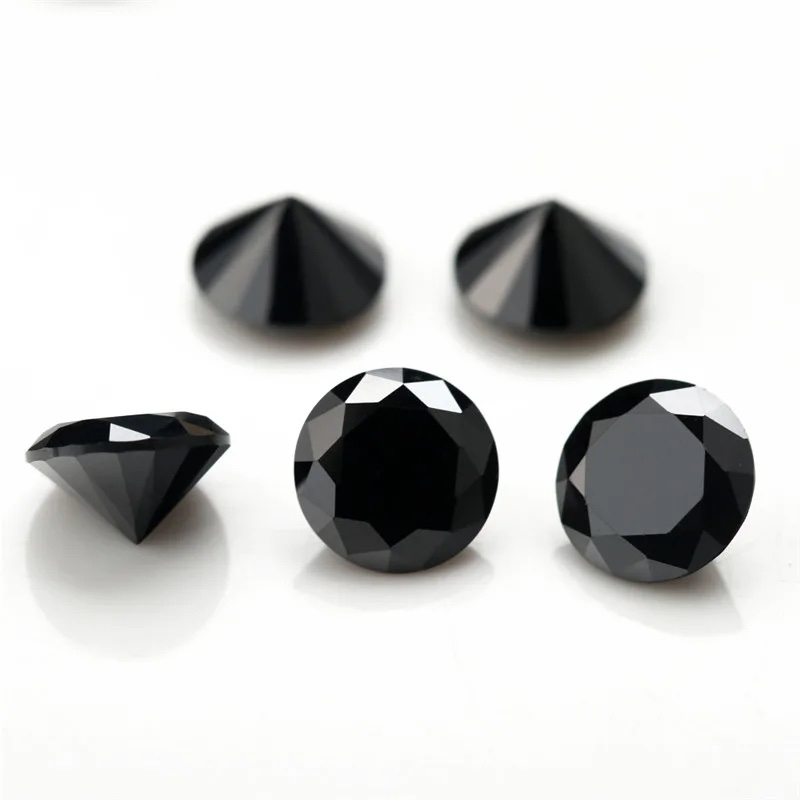 Round Colored Cubic Zirconia Loose Stone