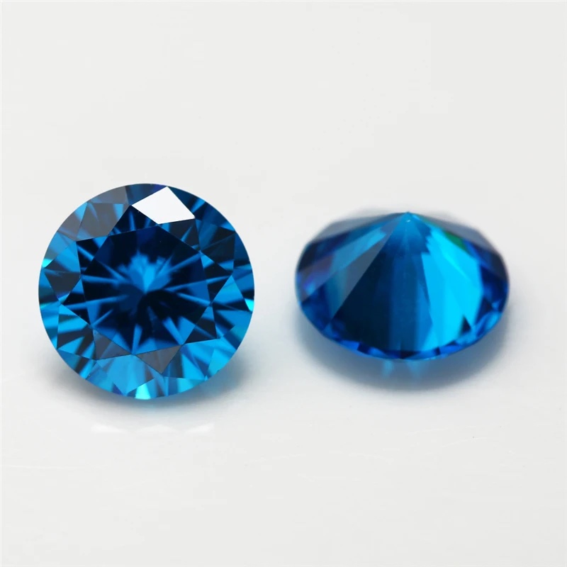 Round Colored Cubic Zirconia Loose Stone