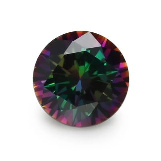 Round Colored Cubic Zirconia Loose Stone