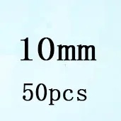 Round White Cubic Zirconia White 10mm 50pcs Loose Stone