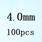 Round White Cubic Zirconia White 4 0mm 100pcs Loose Stone