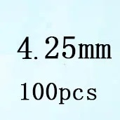 Round White Cubic Zirconia White 4 25mm 100pcs Loose Stone