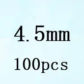 Round White Cubic Zirconia White 4 5mm 100pcs Loose Stone