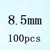Round White Cubic Zirconia White 8 5mm 100pcs Loose Stone