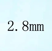 Round White Cubic Zirconia White 2 8mm 1000pcs Loose Stone