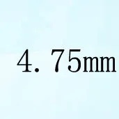 Round White Cubic Zirconia White 4 75mm 1000pcs Loose Stone