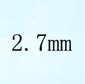 Round White Cubic Zirconia White 2 7mm 5000pcs Loose Stone
