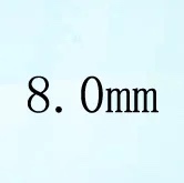 Round White Cubic Zirconia White 8 0mm 500pcs Loose Stone
